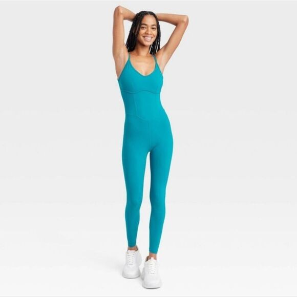 Joylab Bodysuit Teal - Picture 1 of 3